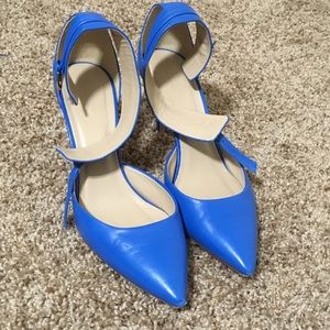 J crew blue Quinn heels